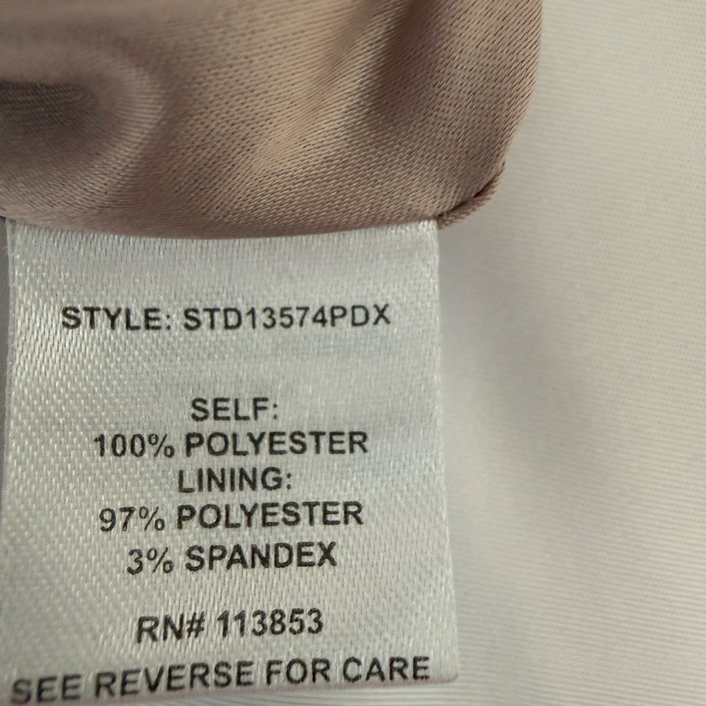 Sugarlips Taupe Patterned Long Sleeve Dress - Picture 6 of 7